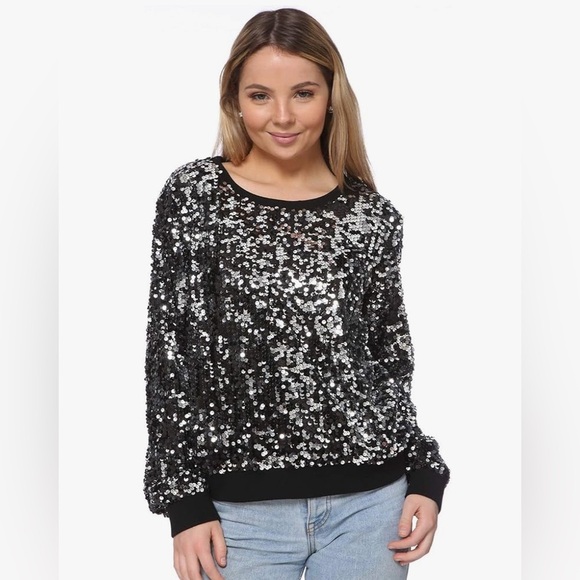 Anna-Kaci California Sequined Top. - Picture 6 of 6